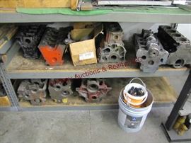 21 - Scrap metal engine blocks, bucket misc & others
