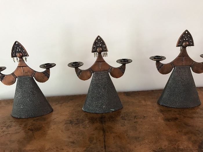 RUSSIAN CANDLE HOLDERS