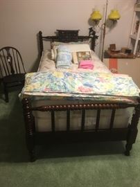 Antique Jenny Lind Style Twin Bed includes mattress and box springs