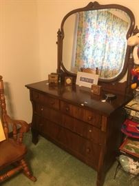 Ladies' Dresser with Mirror, circa 1901