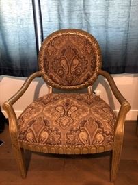 upholstered arm chair
