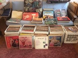 Records.  Looks like a lot of country western. And jazz and easy listening.  No rock