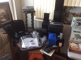 Tables of electronics 