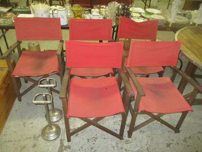 Outdoor director chairs