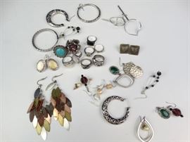 Costume Rings Earrings