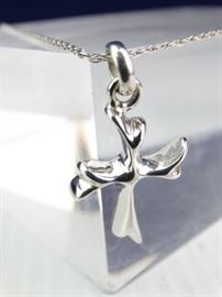 Sterling Silver Cross Chain