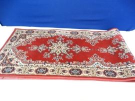 Decorative Hallway Red Runner Rug