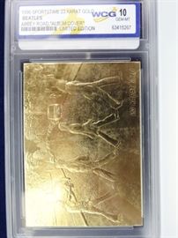 Beatles 23K Gold Foil Card