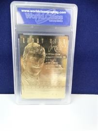 Larry Bird 23K Gold Foil Card