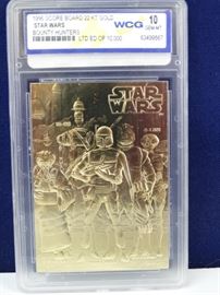 Star Wars 23K Gold Foil Card