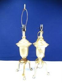 Brasscolored Lamps