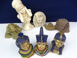 Decorative Statue Busts, Egyptian Replicas (8)