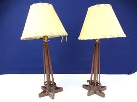 Texas Star Table Lamps