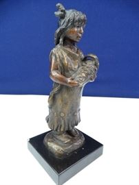 Tom Wade Indian Squaw Figure