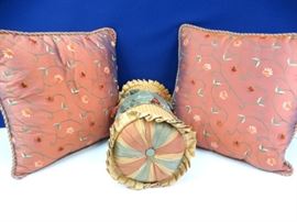 Regal, Decorative Floral Throw Pillows (3)