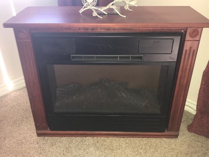 Barely Used Remote Fireplace 