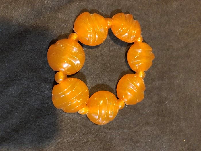 Russian amber bracelet
