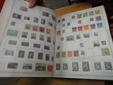 Stamp collection. There are several binders