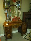 Beautifully restored depression era vanity
