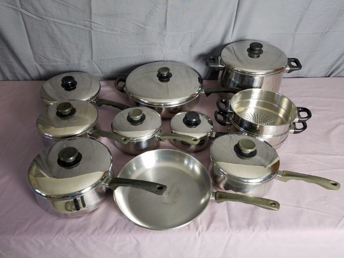 Stainless Steel Cookware https://ctbids.com/#!/description/share/103873
 