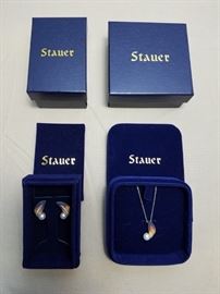 Pearl Plume Necklace & Earrings https://ctbids.com/#!/description/share/105113