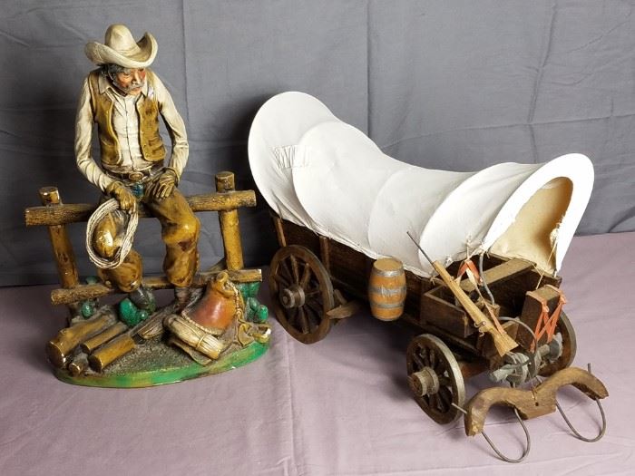 Cowboy & Conestoga Wagon https://ctbids.com/#!/description/share/104997