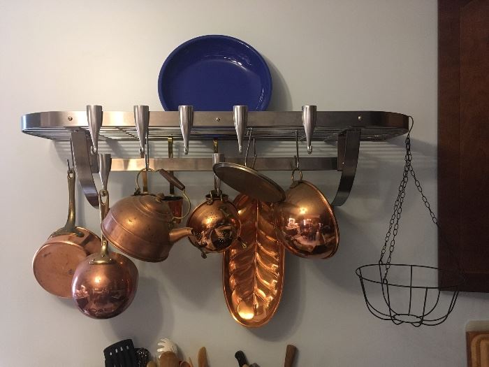 The pot rack itself is not for sale