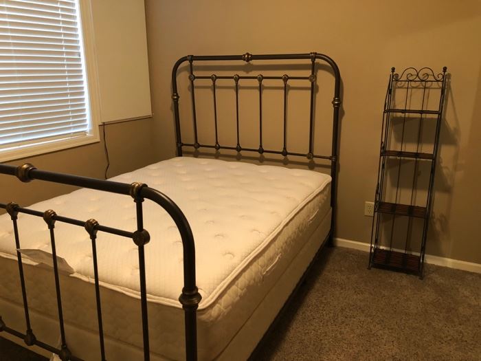 The Mattress is sold.  The Iron Bed IS still available.