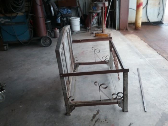 Side View of Iron Frame