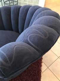 PAIR OF FAN BACK CONVERSATION CHAIRS