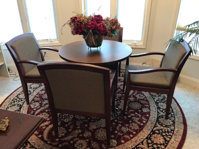 CONFERENCE TABLE WITH 4 CHAIRS