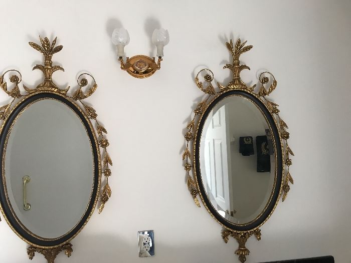 THERE ARE 3 OF THESE ORNATE MIRRORS