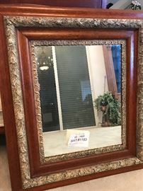 ANTIQUE FRAME WITH MIRROR