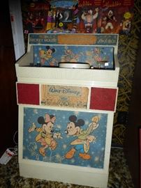 Vintage Walt Disney Juke Box Record Player