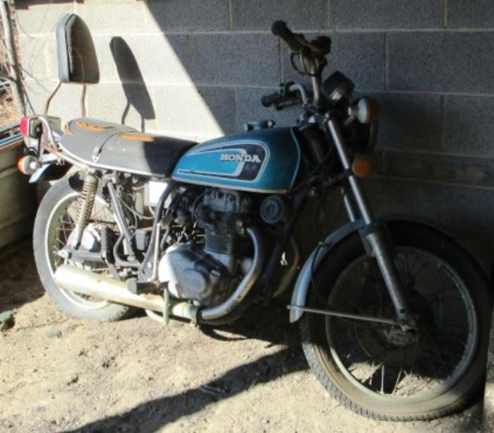 Vintage Honda motorcycle