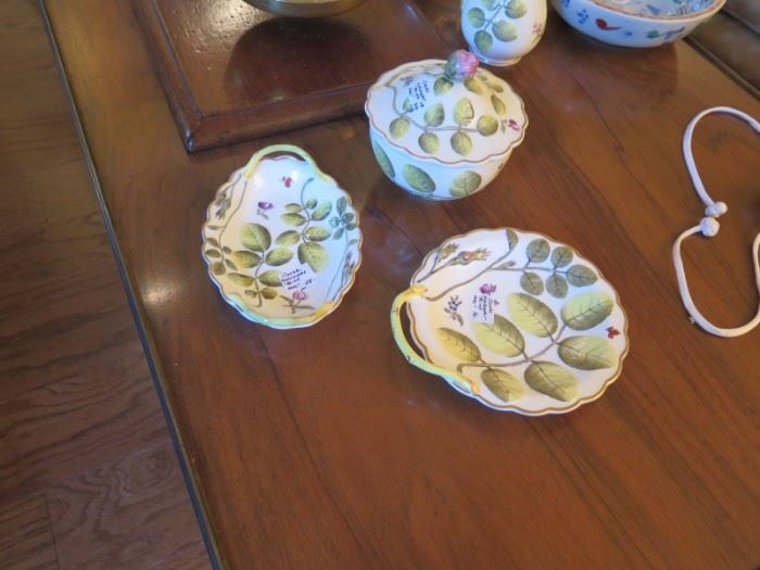 Royal Worcester Blind Earl pieces