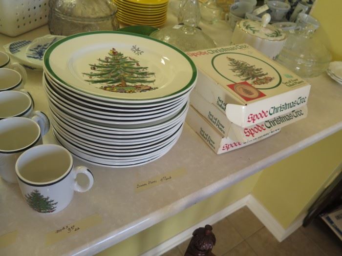 spode and cuthbertson Christmas china