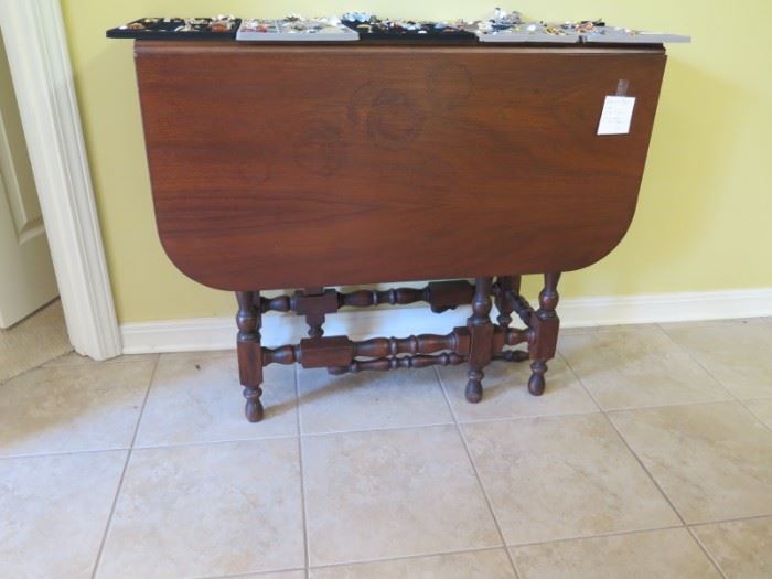 drop leaf walnut