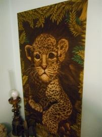 Baby Leopard Cloth Picture