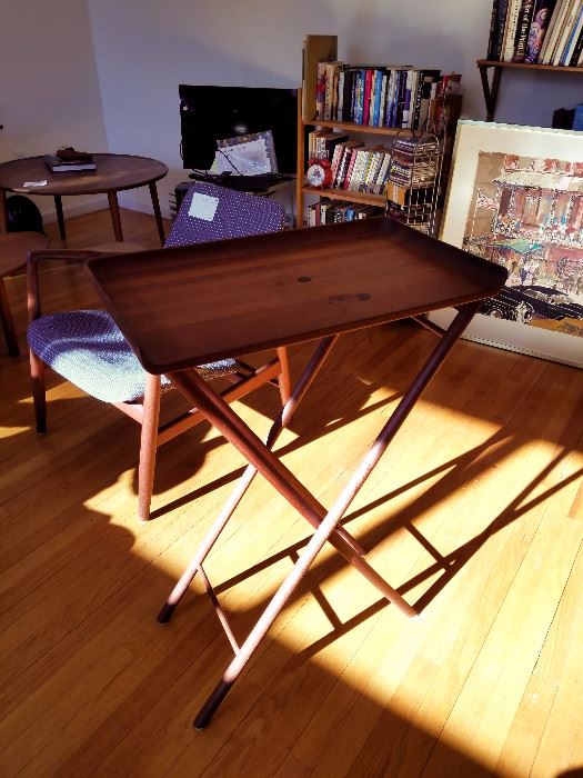 Ernest Sohn high tray table — we have a pair but one is chipped.