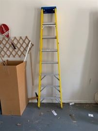 8 foot ladder.