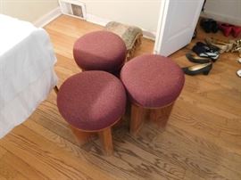 3  matching  stools