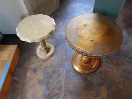 small  marble  table,    small  gold  table