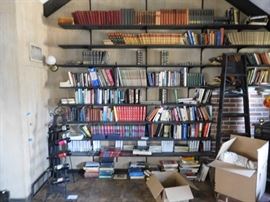 there  are  1,000's  of  books  in  home