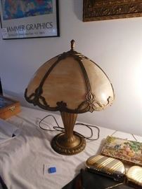 art  glass  lamp