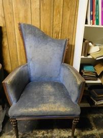 one  of  two  twin  vintage  chairs (needs  tlc)  These  are  RomWeber  chairs.  