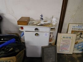 small  vintage storage  piece