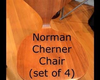Authentic Mid Century Norman Cherner Plycraft chairs