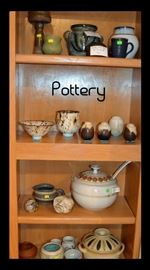 Large pottery collection