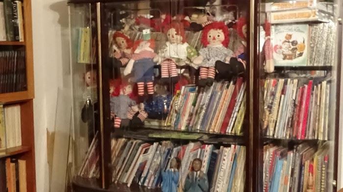 300 dolls and black Americana book collection